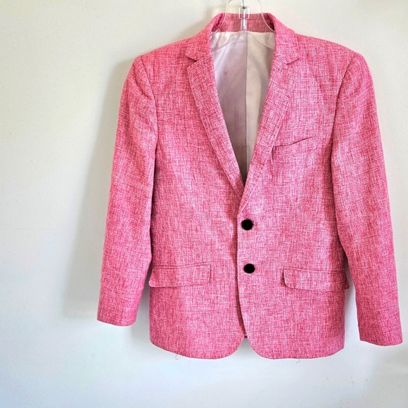 Elie Balleh Pink Linen Look Boy Blazer - Picture 1 of 3